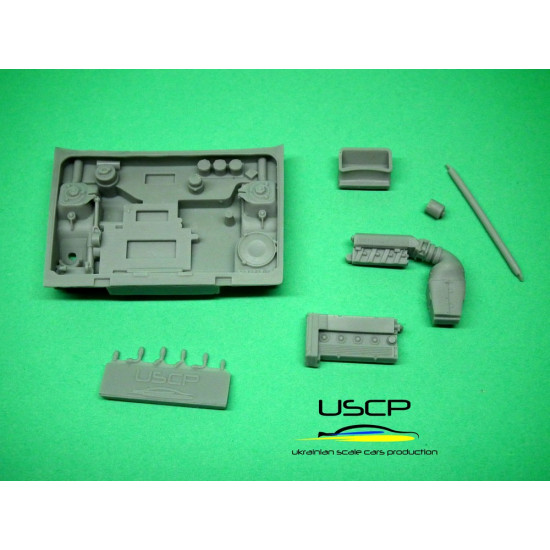 Uscp 24t021 1/24 Lancia Delta Integrale Hf Rally Engine Set Resin Kit