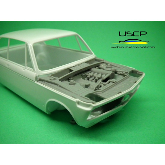 Uscp 24t025 1/24 Bmw 2002ti Engine Bay Super Detail Set Resin Kit