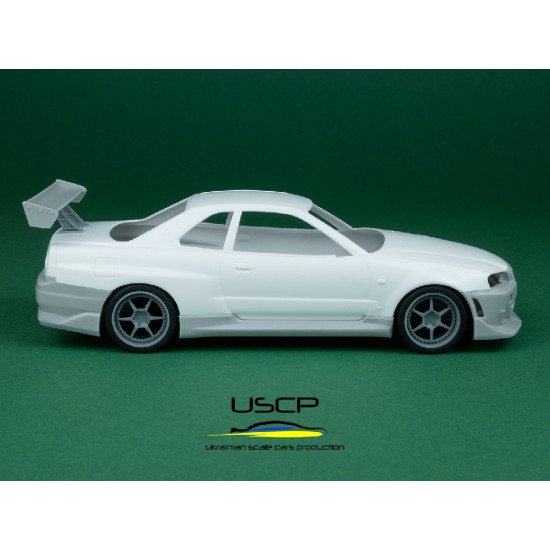 Uscp 24t034 1/24 F/F Brians Skyline Gtr R34 Resin Kit Read Description