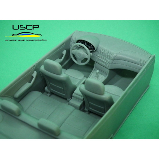 Uscp 24t045 1/24 Bmw E46 Street Interior Detail-up Set Resin Kit Upgrade Kit