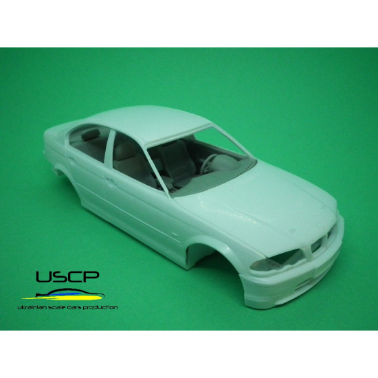 Uscp 24t045 1/24 Bmw E46 Street Interior Detail-up Set Resin Kit Upgrade Kit