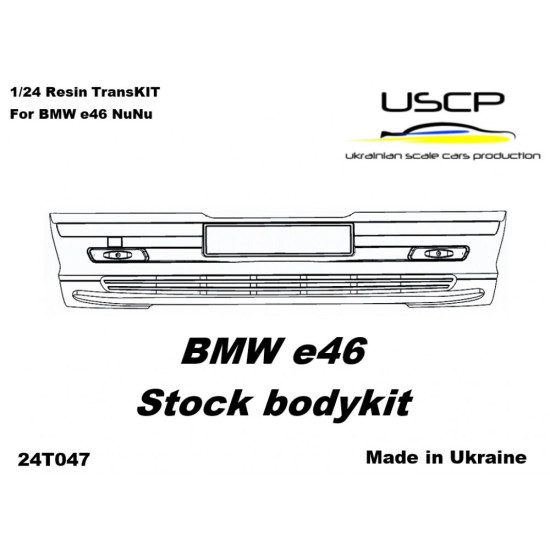 Uscp 24t047 1/24 Bmw E46 Stock Bodykit Resin Kit Upgrade Kit