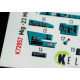 Kelik K72057 1/72 Mig23 Ml Mla Interior 3d Decals For Clearprop Kit