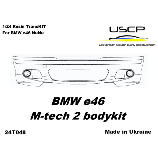 Uscp 24t048 1/24 Bmw E46 M-tech 2 Bodykit Resin Kit Upgrade Kit