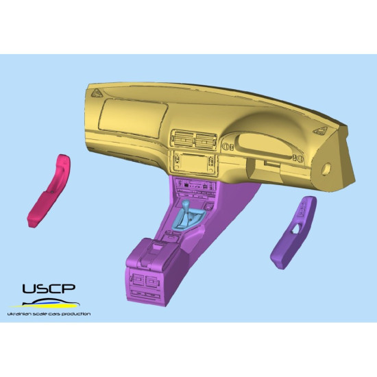 Uscp 24t054 1/24 M5 E39 Rhd Conversion Set Resin Kit Upgrade Accessories