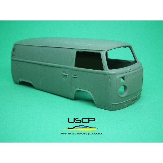 Uscp 24t055 1/24 Vw T2 Panel Van Resin Kit Upgrade Accessories