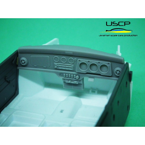 Uscp 24t057 1/24 Mini Mpi Non Ac Dash Rhd Resin Kit Upgrade Accessories