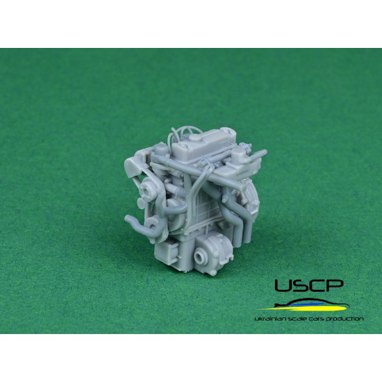 Uscp 24t059 1/24 Mini Cooper Mpi Engine Bay Super Detail Set Resin Kit