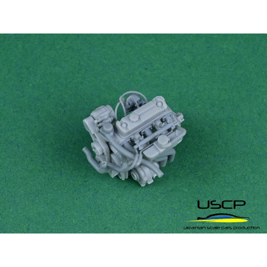 Uscp 24t059 1/24 Mini Cooper Mpi Engine Bay Super Detail Set Resin Kit