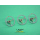 Uscp 24a055 1/24 Sport Steering Wheels Set Resin Kit Upgrade Accessories