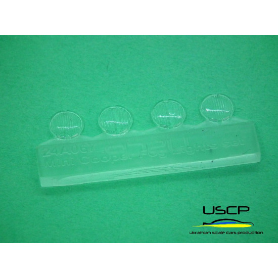 Uscp 24a067 1/24 Mini Cooper Fog Lights Set Resin Kit Upgrade Accessories