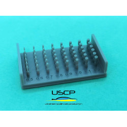 Uscp 24a070 1/24 Door Locks Set Set Resin Kit Upgrade Kit