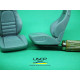 Uscp 24a072 1/24 Classic Porsche Leather Seats 964/930 Resin Kit Upgrade Kit