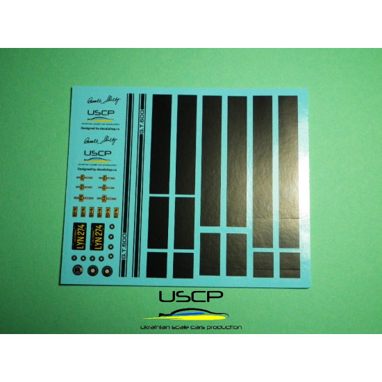 Uscp 24a057 1/24 Decal For Shelby Gt500 Customs