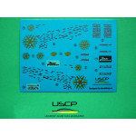 Uscp 24a062 1/24 Decal For Honda S2000 Black F/F Johnny Tran