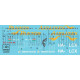 Had Models 144039 1/144 Decal For Tu-154 M Pannon Airlines Decal Sheet / Matrica