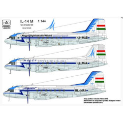 Had Models 144050 1/144 Decal For Il-14 M Malev Accessories Kit