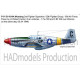 Had Models 72101/2018 1/72 Decal For P-51 B Mustang Reprint