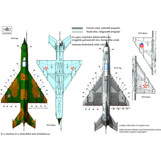 Had Models 72128 1/72 Decal For An -2 Old Malev Accessories Kit