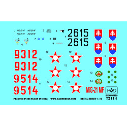 Had Models 72128 1/72 Decal For An -2 Old Malev Accessories Kit