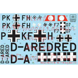 Had Models 72147 1/72 Decal For Dornier Do -217 Do-215b/Do-17s Accessories Kit