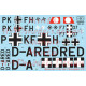 Had Models 72147 1/72 Decal For Dornier Do -217 Do-215b/Do-17s Accessories Kit