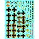 Had Models 72149 1/72 Decal For Me Bf 109 E1/3/4 Kieki Grace Fortuna Motti