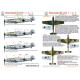 Had Models 72149 1/72 Decal For Me Bf 109 E1/3/4 Kieki Grace Fortuna Motti