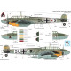 Had Models 72152 1/72 Decal For Messerschmitt Bf 110 D-3 Afrika Part 1