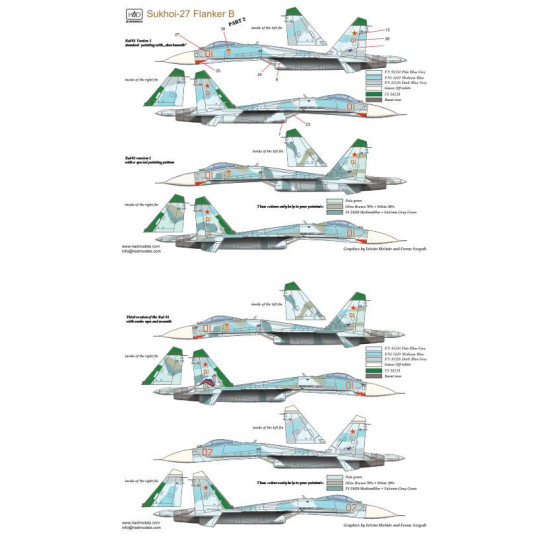 Had Models 72160 1/72 Decal For Su-27 Flanker B Accessories Kit