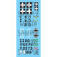 Had Models 72162 1/72 Decal For Me 210 Part 1 Accessories Kit