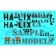 Had Models 72167 1/72 Decal For Li-2 Ha-lix Malev Accessories Kit