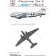 Had Models 72167 1/72 Decal For Li-2 Ha-lix Malev Accessories Kit