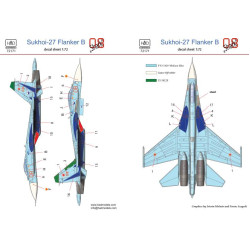 Had Models 72171 1/72 Decal For Su-27russian 08 Shark Accessories Kit