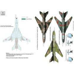 Had Models 72172 1/72 Decal For Su-17 / 22 M3/M4 Accessories Kit