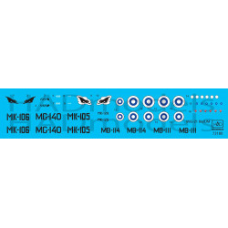Had Models 72180 1/72 Decal For Mig-21 Bis/Um Finnish Air Force Accessories Kit