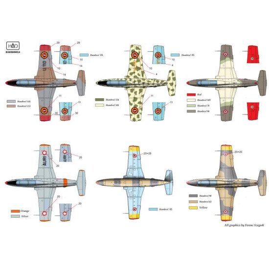 Had Models 72183 1/72 Decal For L-29 Accessories For Aircraft