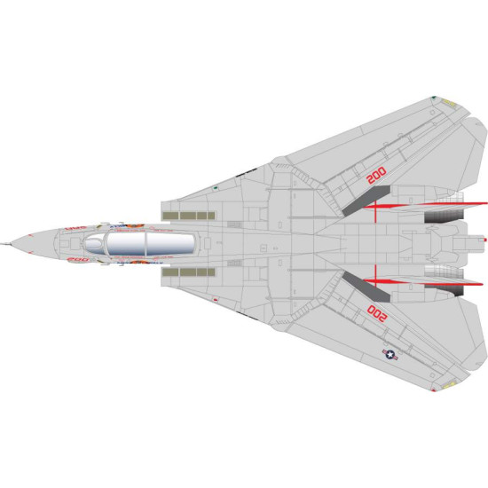 Had Models 72194 1/72 Decal For F-14a Vf111 Sundowners Miss Molly Accessories