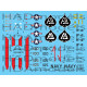 Had Models 72217 1/72 Decal For F-14a Black Aces Uss Nimitz Accessories Kit