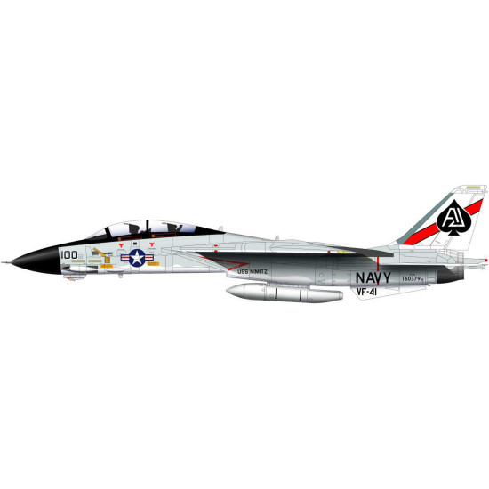 Had Models 72217 1/72 Decal For F-14a Black Aces Uss Nimitz Accessories Kit