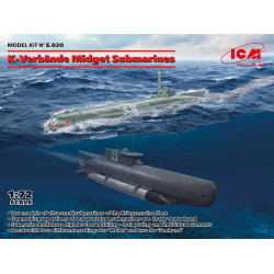 Icm S020 1/72 K Verbande Midget Submarines Plastic Model Kit