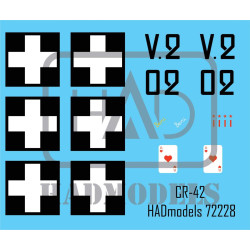 Had Models 72228 1/72 Decal For Cr-42 Royal Hungarian Air Force V202