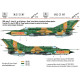Had Models 72234 1/72 Decal For Mig-21 Mf 9309 Dongo Squadron With Star National Insignias