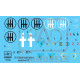 Had Models 72238 1/72 Decal For Cr-42 Italian Night Figthers Accessories Kit