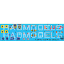 Had Models 72263 1/72 Decal War Losses Ukrainian And Russian Destroyed Su-25s