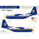 Had Models 72270 1/72 Decal For C-130t Fat Albert Blue Angels