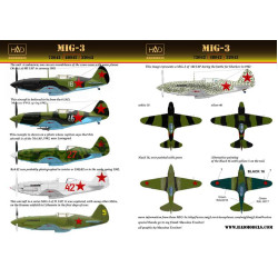 Had Models 48042 1/48 Decal For Mig-3 Silver 46 White 18 Black 16 Red 42 Red 27