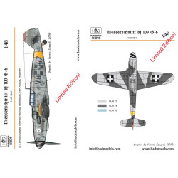 Had Models 48098 1/48 Decal For Messerschmitt Bf 109 G-6 Accessories Kit