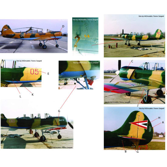 Had Models 48167 1/48 Decal Jak -52 Accessories For Aircraft