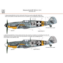 Had Models 48176 1/48 Decal For Messerschmitt Bf 109 G-2/G-4 Accessories Kit